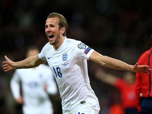 Man of the moment - Harry Kane celebrates his England debut goal